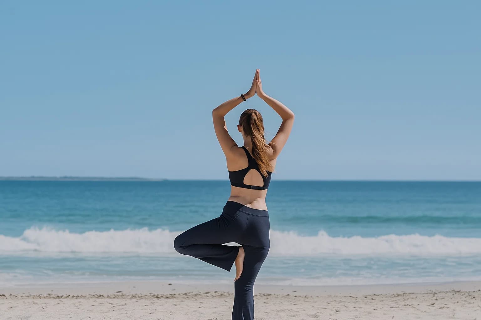 Meditation on the beach